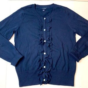 Tommy Hilfiger Navy cardigan sweater EUC XL 16